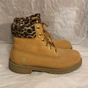 Timberland Cheetah Print Boots